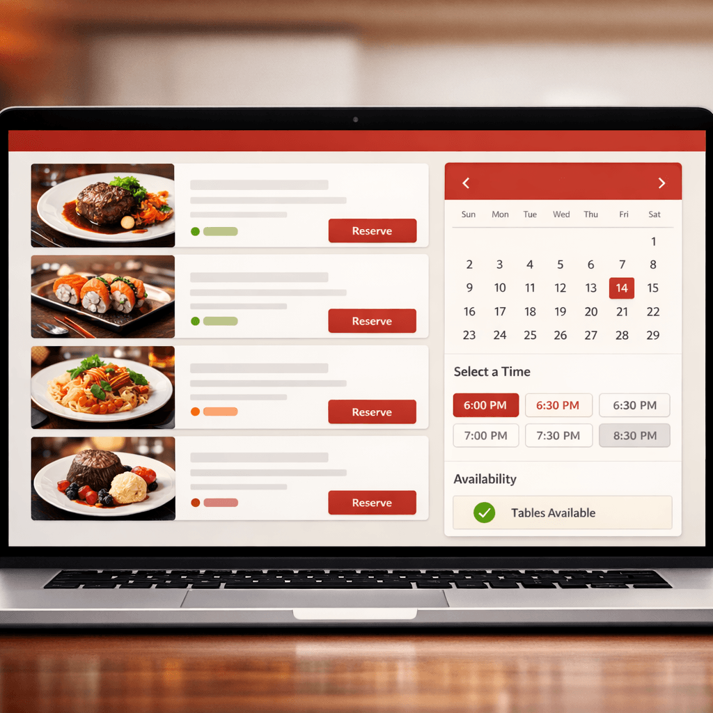 店舗予約システム開発